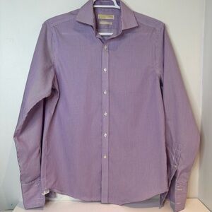 Michael Kors  men’s striped button down shirt